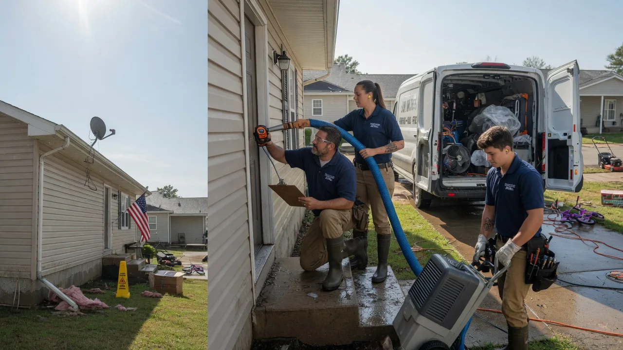 Ceiling Water Damage Restoration in Emporia, KS near me